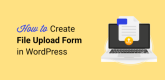 How to create a file upload form