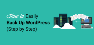 How to easily backup wordpress