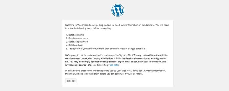 Install WordPress manually
