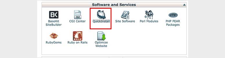 QuickInstall cPanel