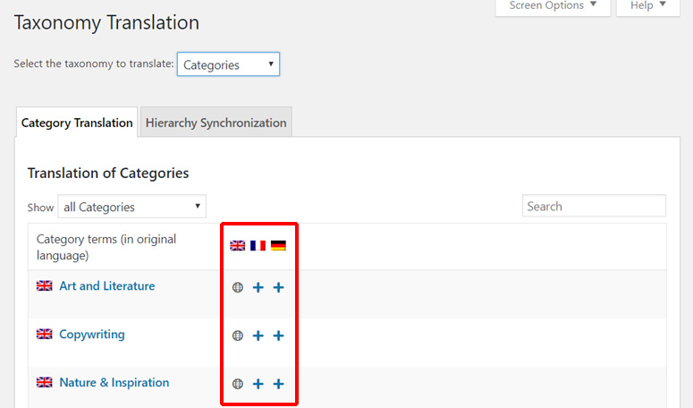 traslate-categories-wpml