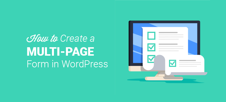 how to create a multipage form in wordpress