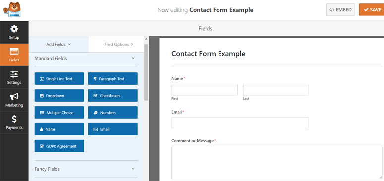 How to Add a Contact Form to WordPress 2020 (Step by Step) 6 Contact Form Template