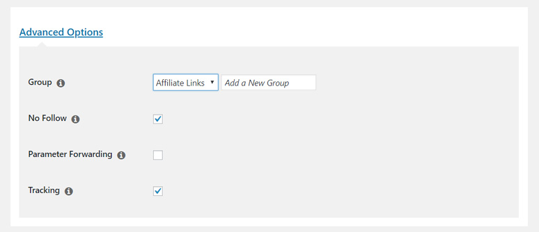 pretty-links-advanced-options
