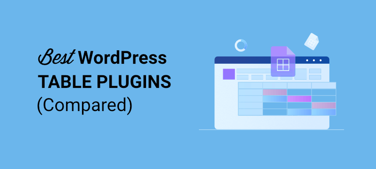 best wordpress table plugins