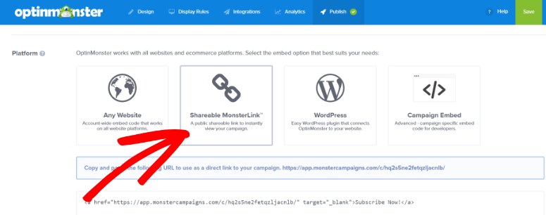 get shareable monsterlink