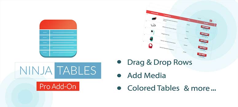 Ninja Tables Best WordPress Table Plugins