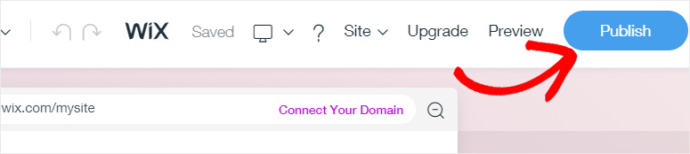 publish-wix-site