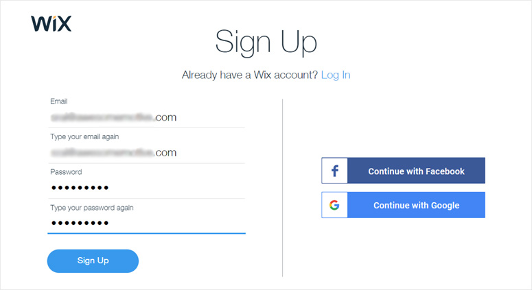 sign-up-wix