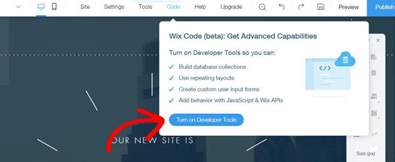 wix-code