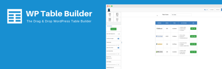 wordpress table plugins