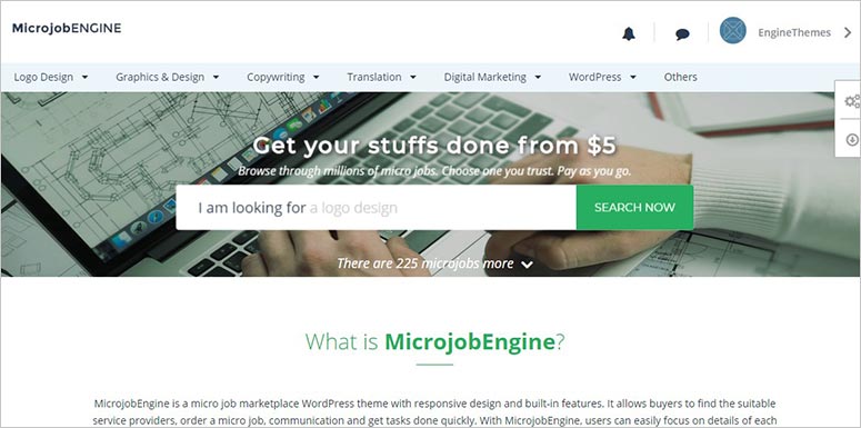 Micro job website