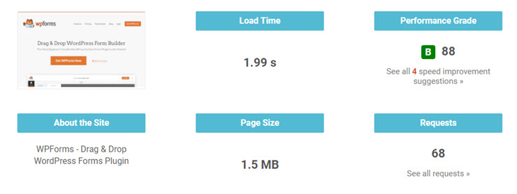 page speed test- overview