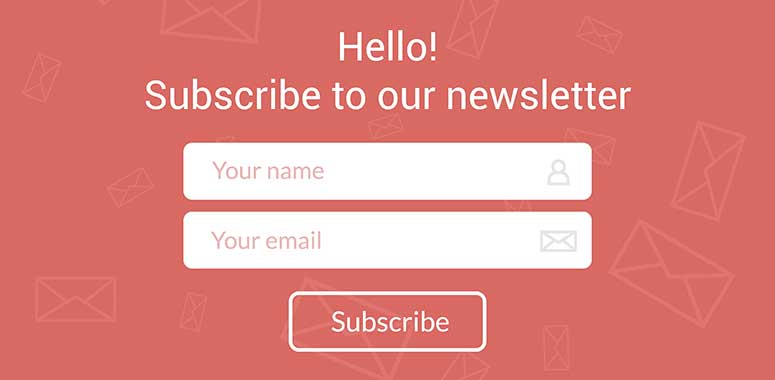 Subscription form