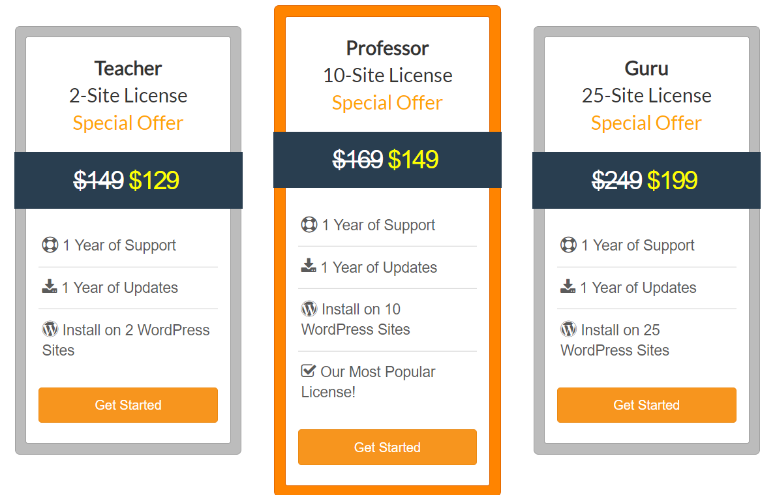 WP Courseware pricing