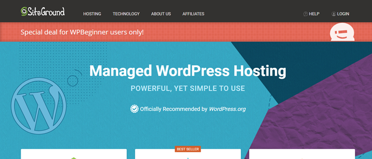siteground - IsItWP - Free WordPress Theme Detector Best Linux Server Hosting Providers