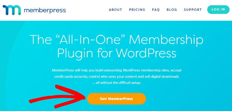 MemberPress homepage