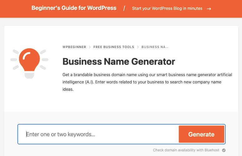 business name generator wpb