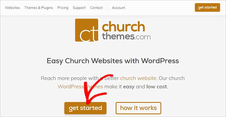 ChurchThemes site