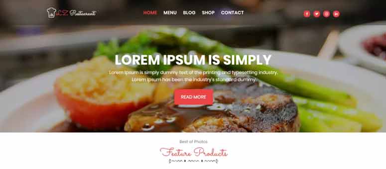 Yummix - Beautiful WordPress Restaurant Theme - Gutenix