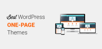 Best one-page themes for WordPress