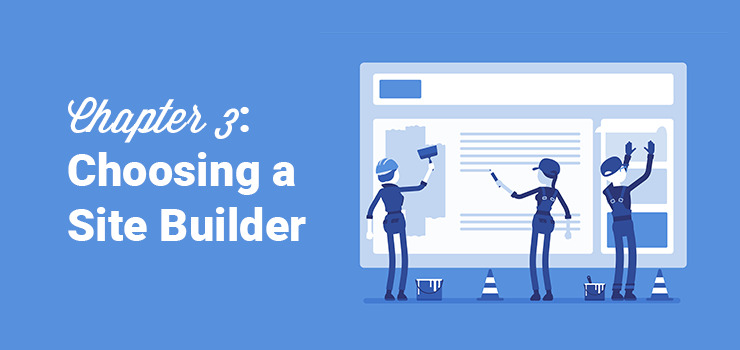 choosing a website builder for starting a site