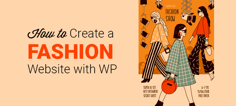 how to create a fashion website with wordpress