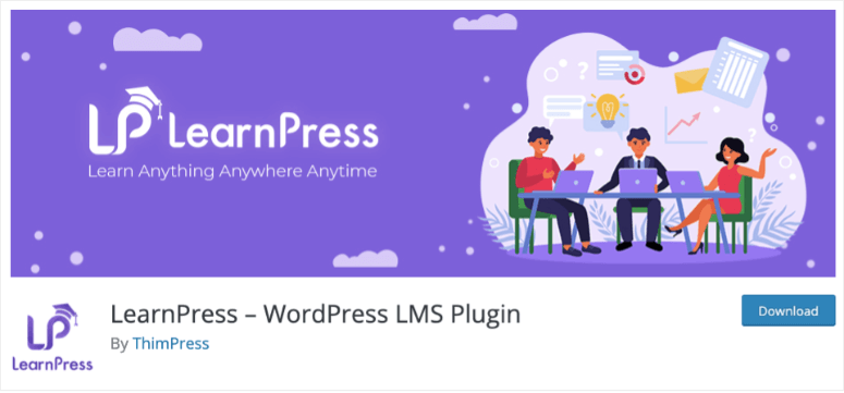 learnpress mejores complementos de wordpress lms