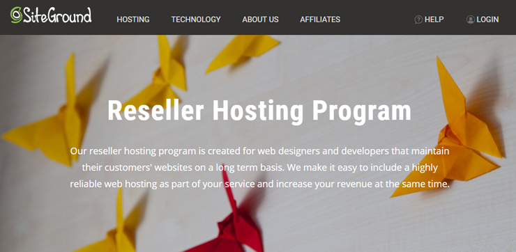 siteground reseller hosting
