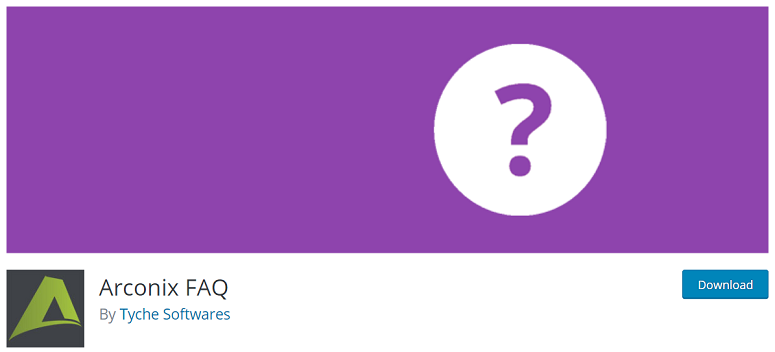 Arconix FAQ - IsItWP - Free WordPress Theme Detector plugin