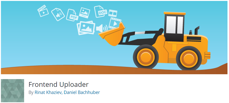 Frontend Uploader, user-generated content plugin