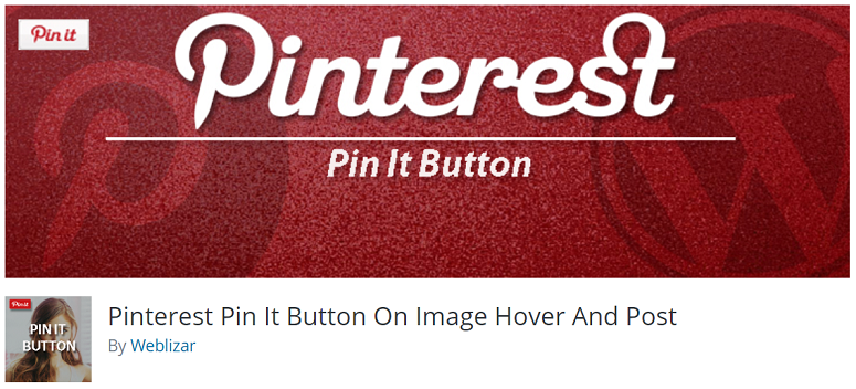 Pinterest Pin It Plugin