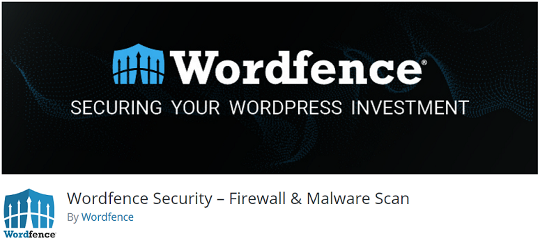 Wordfence security plugin