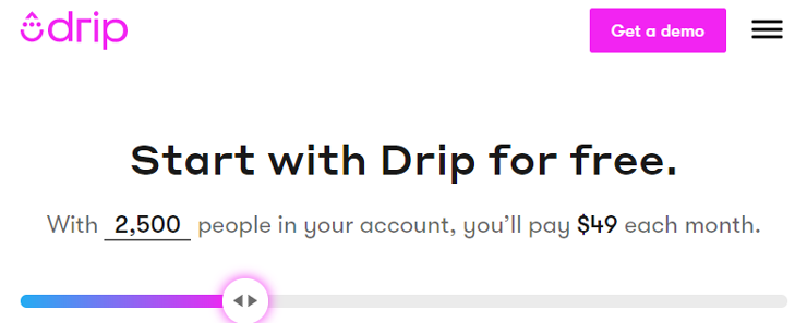 Drip pricing