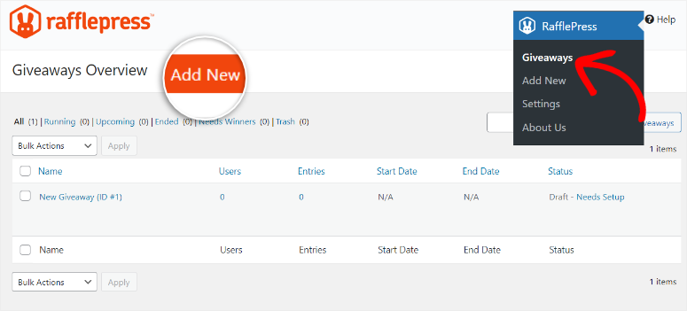 rafflepress-add-new-giveaway - IsItWP - Free WordPress Theme Detector rafflepress add new giveaway
