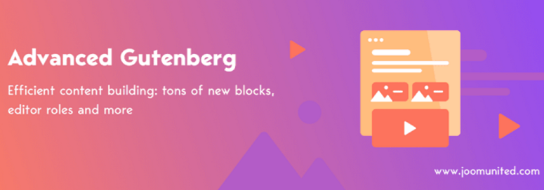 Advanced Gutenberg, block plugins