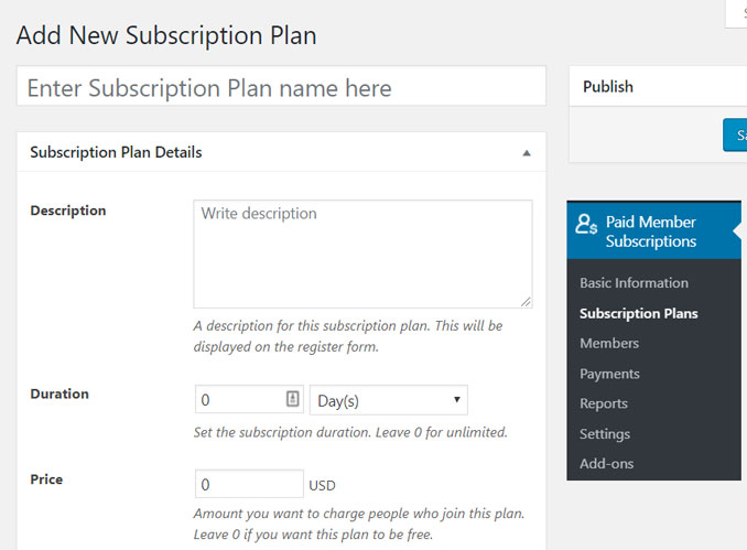 add-new-subscription-plan - IsItWP - Free WordPress Theme Detector add new subscription plan