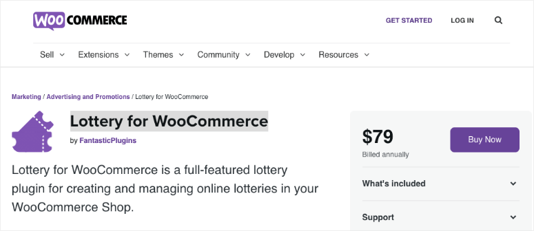 lotería para woocommerce