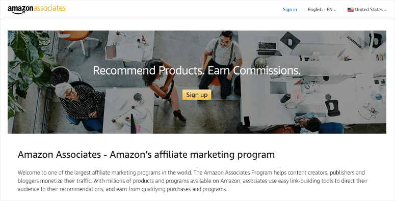 amazonassociates - IsItWP - Detector de temas de WordPress gratuito