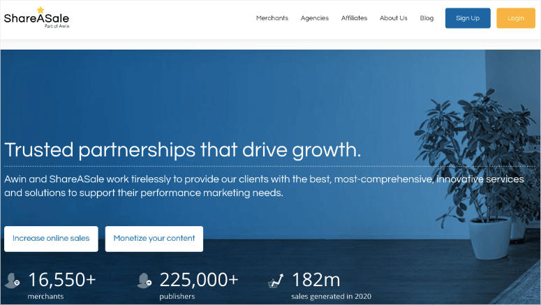 shareasale - IsItWP - Detector de temas gratuito de WordPress compartir