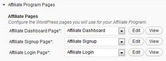 Affiliate Royale settings