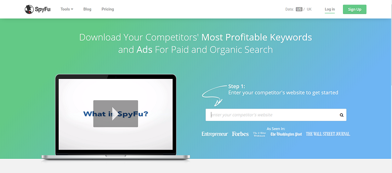 SpyFu, keyword research tool, keyword finder