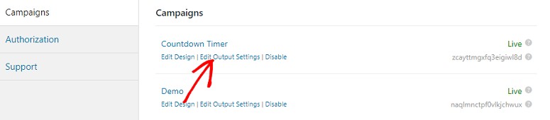 countdown timer in wp