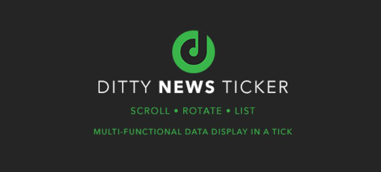 Ditty News Ticker