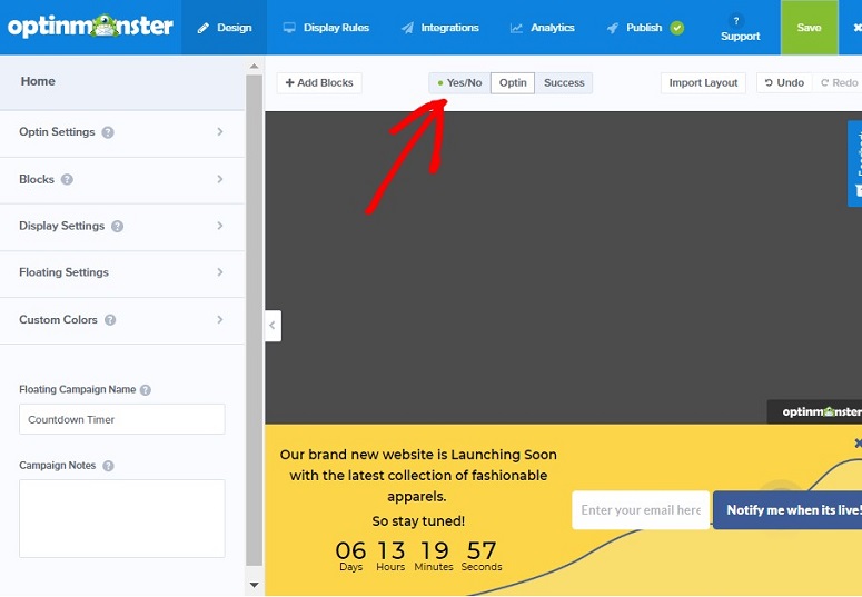 countdown timer in wp