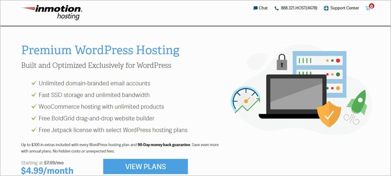 InMotion Hosting, free SSL