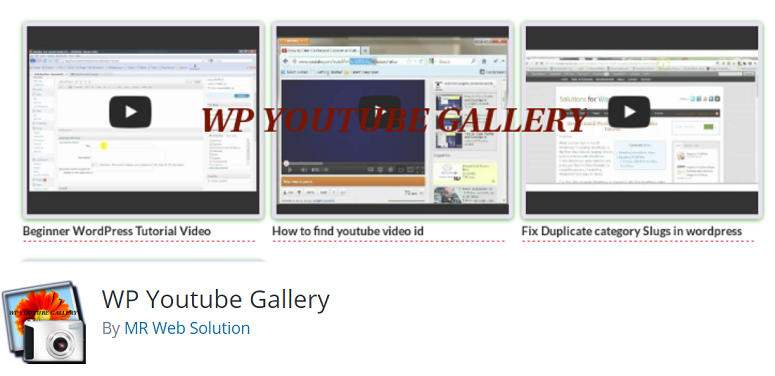 youtube video gallery plugins