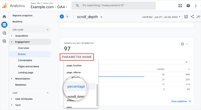 change parameter name in ga4