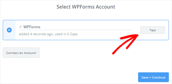 Test button wpforms - IsItWP - Free WordPress Theme Detector