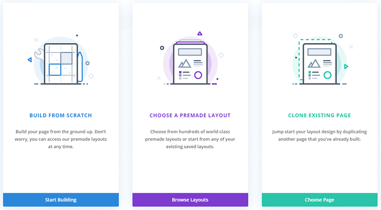 Layouts do Divi Builder